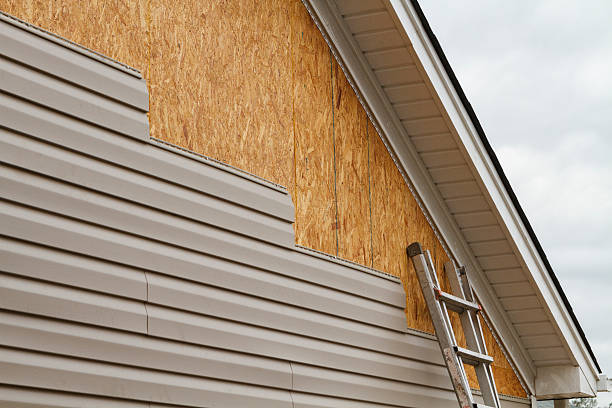 Professional Siding Repair technician working in Brewster, NY